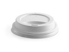 Coffee Cup Lid - 12/16oz(90mm) White Bio 50/20