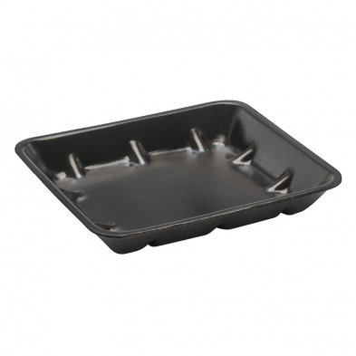 Foam Tray - Black, Deep, 8x7