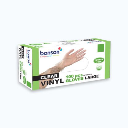 Gloves - Clear Powder-Free Large Bon