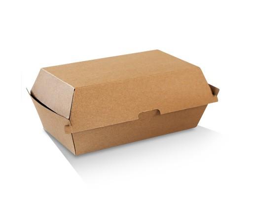 Snack Box Regular - Rectangle Kraft Pin 50/4