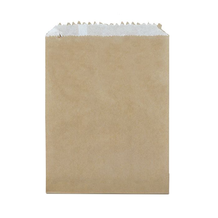 Greaseproof Brown Paper Bag #3 Long Pac 500