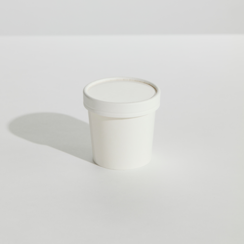 Food Container and Lid Combo - White