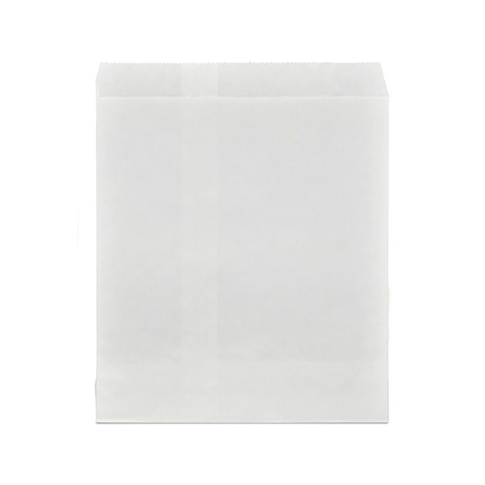 #1 Flat Long White Greaseproof Bag 185x140mm PNI 500
