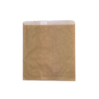 Greaseproof Brown Paper Bag #3 Flat DP