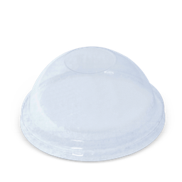 [V643S0064N] Paper Bowl Lid - Dome with hole for 12/16oz