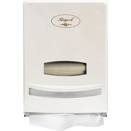 [MFLDDPSW] Dispenser for Interleaved Hand Towel - Large White
