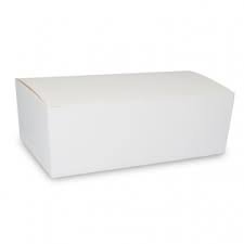[K213S0001] Snack Box Medium - White Coated Board