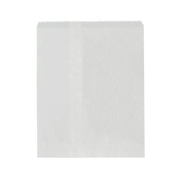 [800202] White Paper Bag #4 Flat DP 500