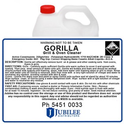 [JUBOVENGRILL005] Gorilla Oven &amp; Grill Cleaner 5L