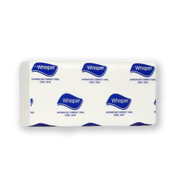 [FTC15(3821)] Interleave Hand Towel Whisper Compact 3821 Hyg 90/24