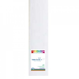 [388301] Table Roll - White Recyclable Plastic - 30m