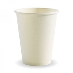 [BC-12W] Coffee Cup - 12oz Single Wall White Bio 50/20