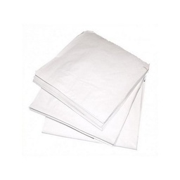 [W1F] White Paper Bag #1 Flat (100x125mm)