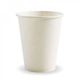 [BC-8W] Coffee Cup - 8oz Single Wall White(80mm) Bio 50/20