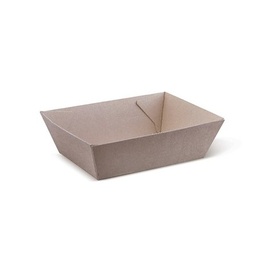 [M393S0010] Food Tray #1 Small Kraft Endura Det