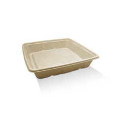 [UCP10] Catering Platter Unbleached Sugarcane 10&quot; - Small