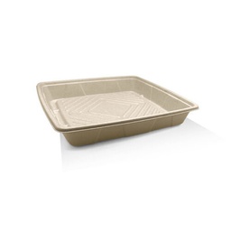 [UCP12] Catering Platter Unbleached Sugarcane 12&quot; - Med