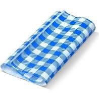 [800233/400sh] Greaseproof Paper - Blue Gingham, 200x330mm 400pk