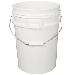 [VP20LWH] Plastic Bucket with Lid 20L