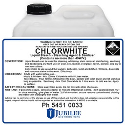 [CCWB20] Chlorwhite Bleach 20L