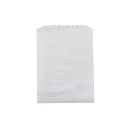 [03-FW0-5] White Paper Bag #1/2 Flat