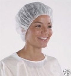 [HNETW-1] Hair Net - Crimped, White