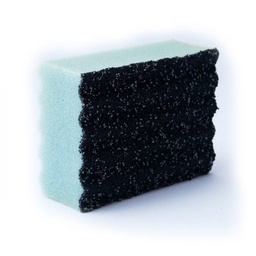 [144237] Scourer Sponge Thick Black Foam