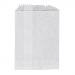 [03-FW0-25] White Paper Bag #1/4 Flat