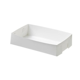 [OPT-S] Cake Tray - Small White 184x125x45mm GP 200
