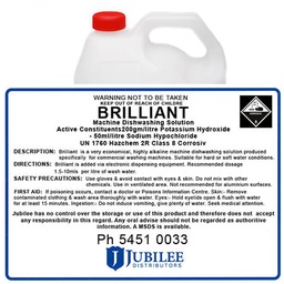 [0050431] Brilliant 2.0 - Non Chlorinated Auto Dishwash 20L