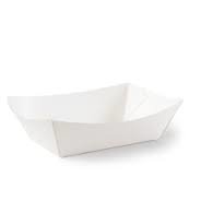 [P370S0001] Food Tray #2 - Small White Det 250/4