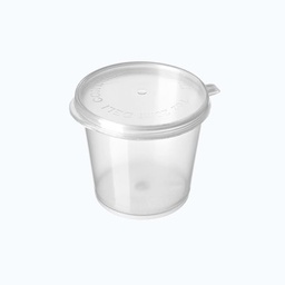 [WL-P100] Sauce Cup - 30ml with Lid attached 1oz Bon 200/10