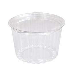 [CB16FL] Food Bowl - Flat Hinged Lid, 16oz