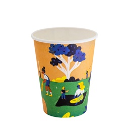 [12TPSWVIS] Coffee Cup Vision Series Single Wall 12oz Huh 50/20