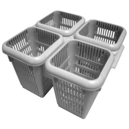 [01-246175-1] Cutlery - 4 Section Cutlery Basket Hil