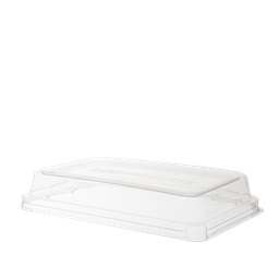 [V108S0064] Snack Box Medium - Rectangle Sugarcane White 23x15x7.6 / 9x6x2.9&quot; Det 50/5